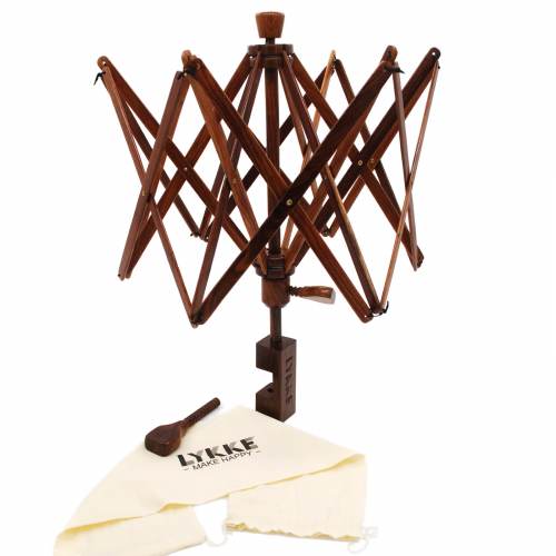 LYKKE Wooden Umbrella Yarn Swift / Skein Winder