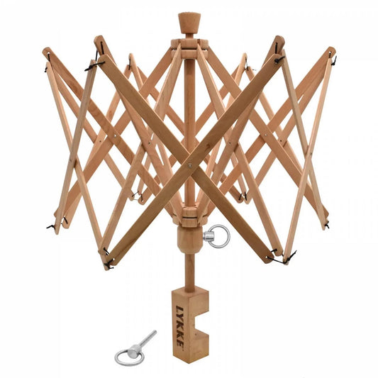 LYKKE Wooden Umbrella Yarn Swift / Skein Winder