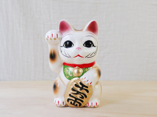 Japanese Ceramic Beckoning Cat (Right Hand)